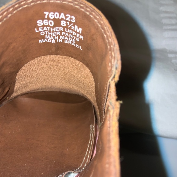 Naturalizer leather loafer mule Sz 8.5M buckle accent chunky heel - Picture 5 of 6